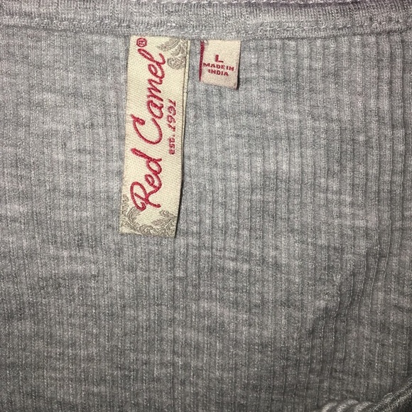 Women’s Lace Up 3 Quarter-Sleeve Top - Picture 2 of 3